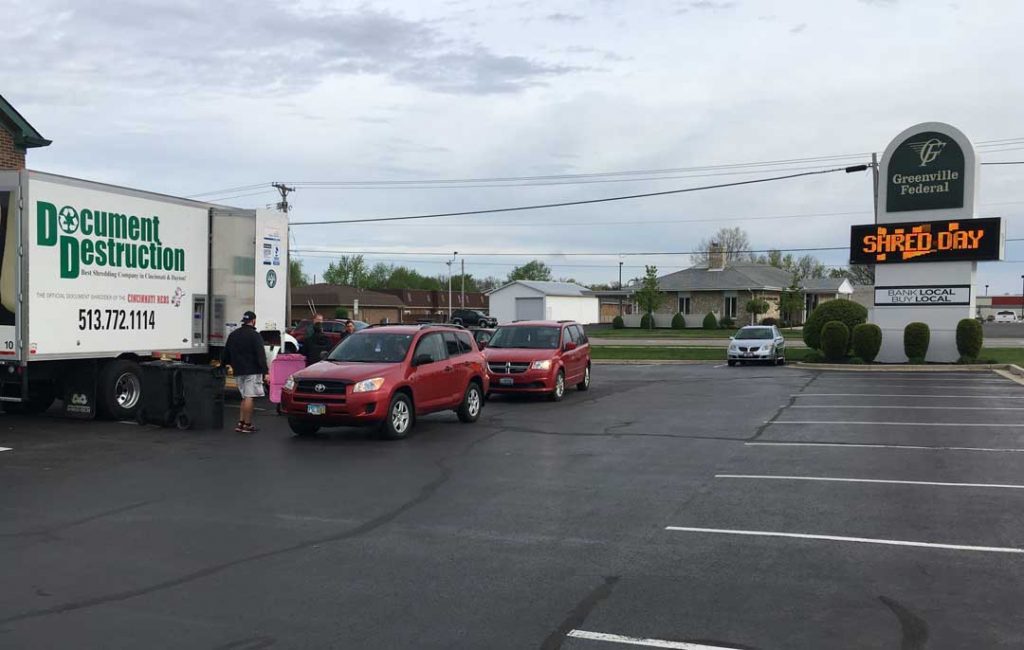 GF holds 7th Annual Shred Day Greenville Federal